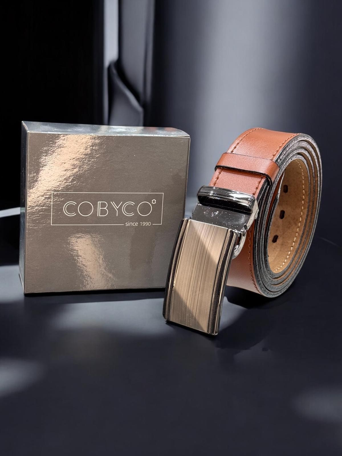 Cobyco Ručno pravljeni kaiš, Kožni, Braon