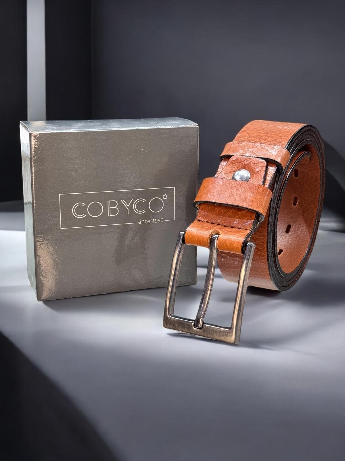 Cobyco Ručno pravljeni kaiš, Kožni, Braon