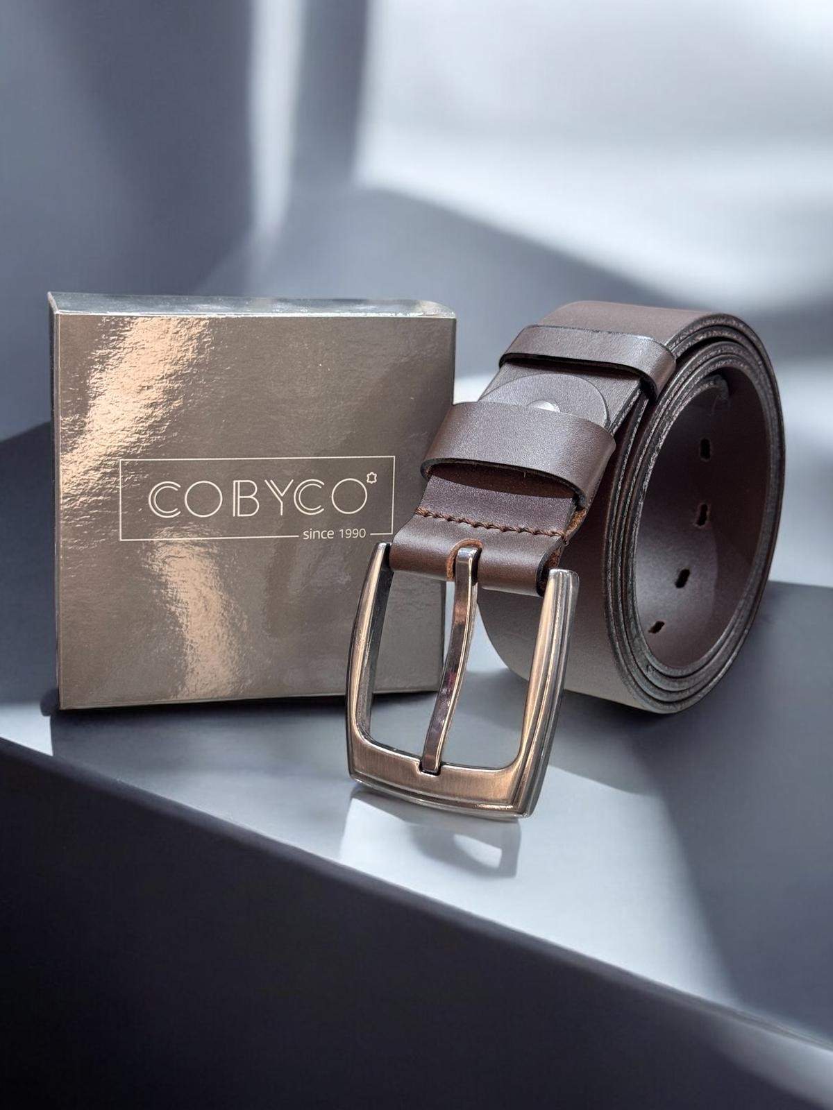 Cobyco Ručno pravljeni kaiš, Kožni, Sivi