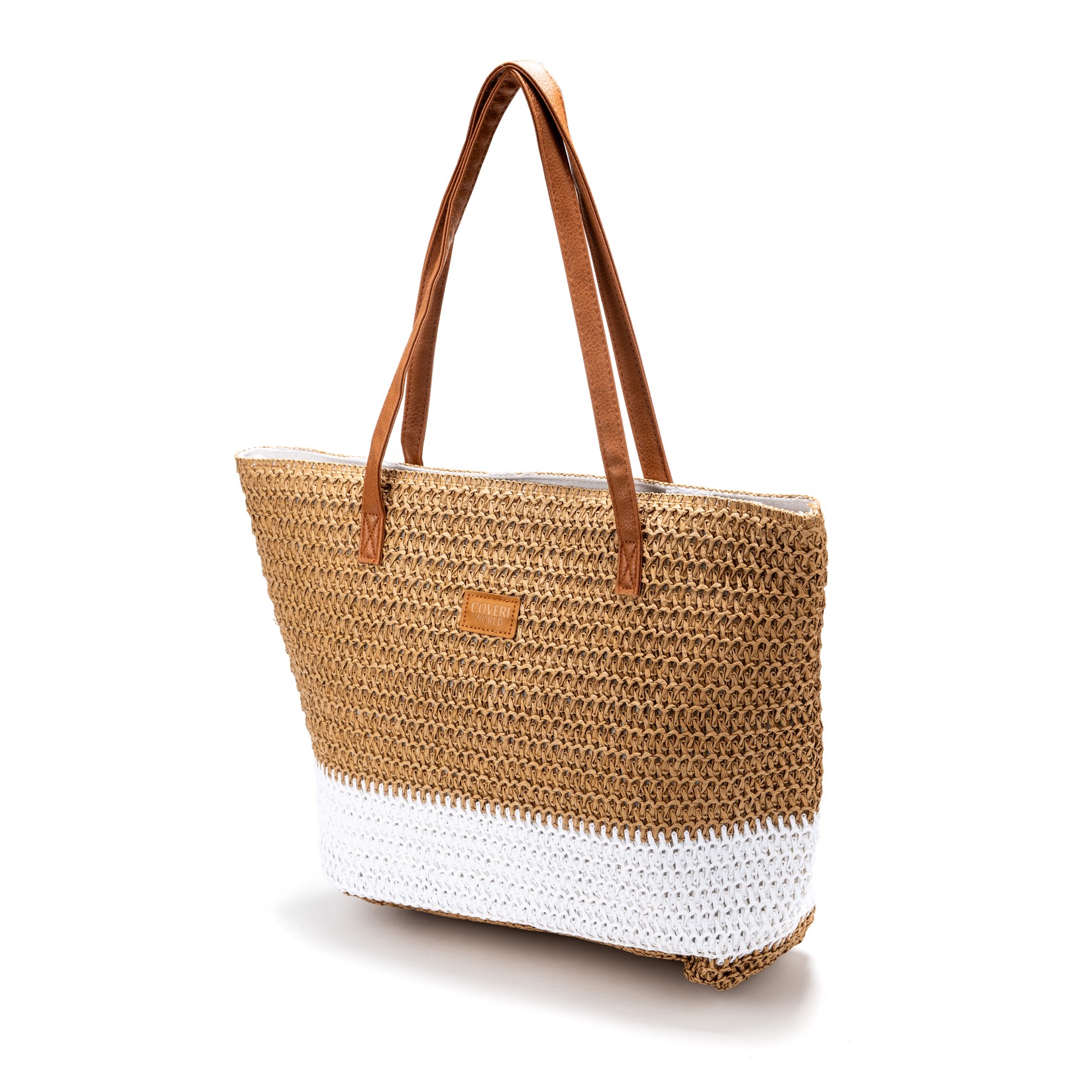 Claudia Ženska torba CW7129-5, Braon-bela