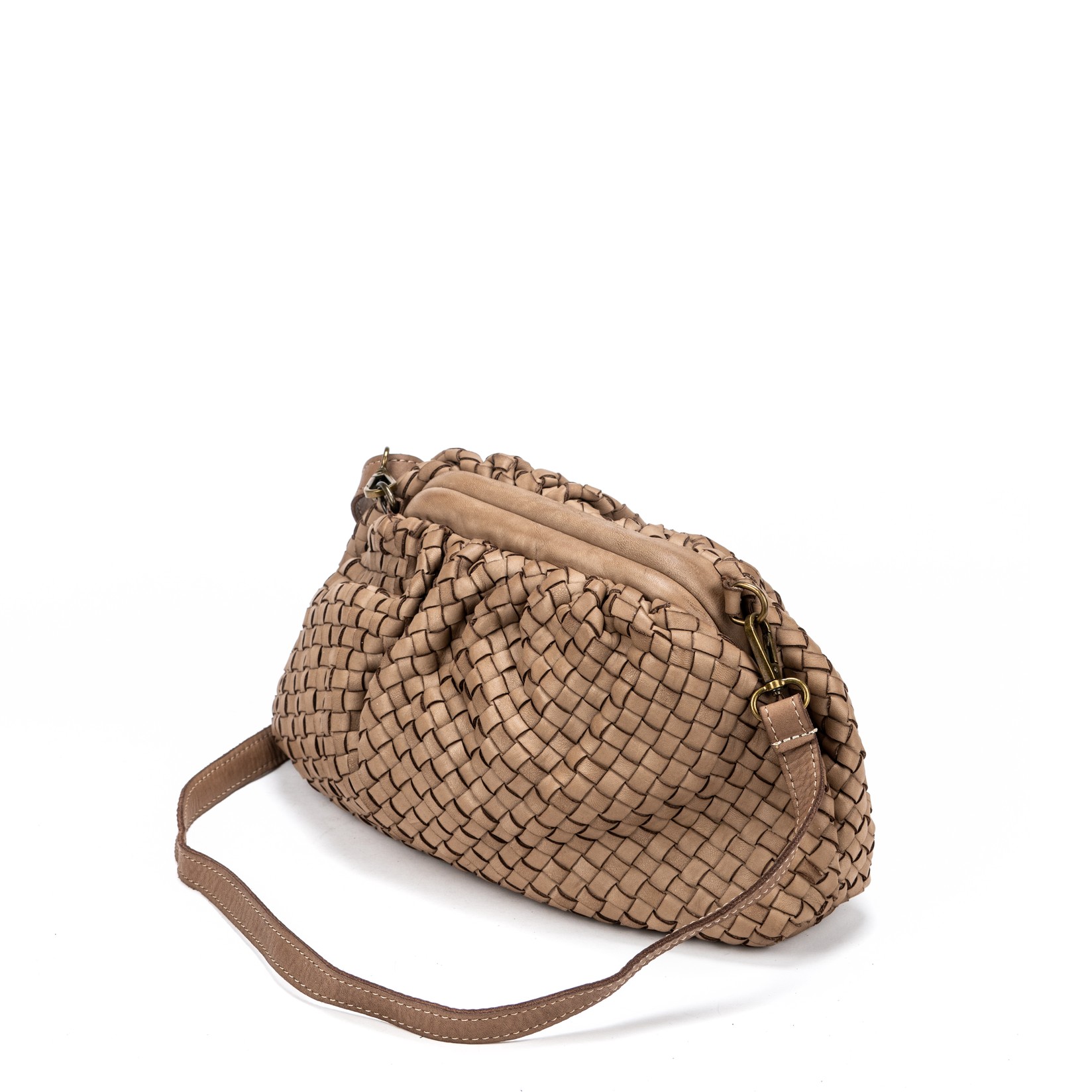 Claudia Ženska kožna torba 9001, Krem