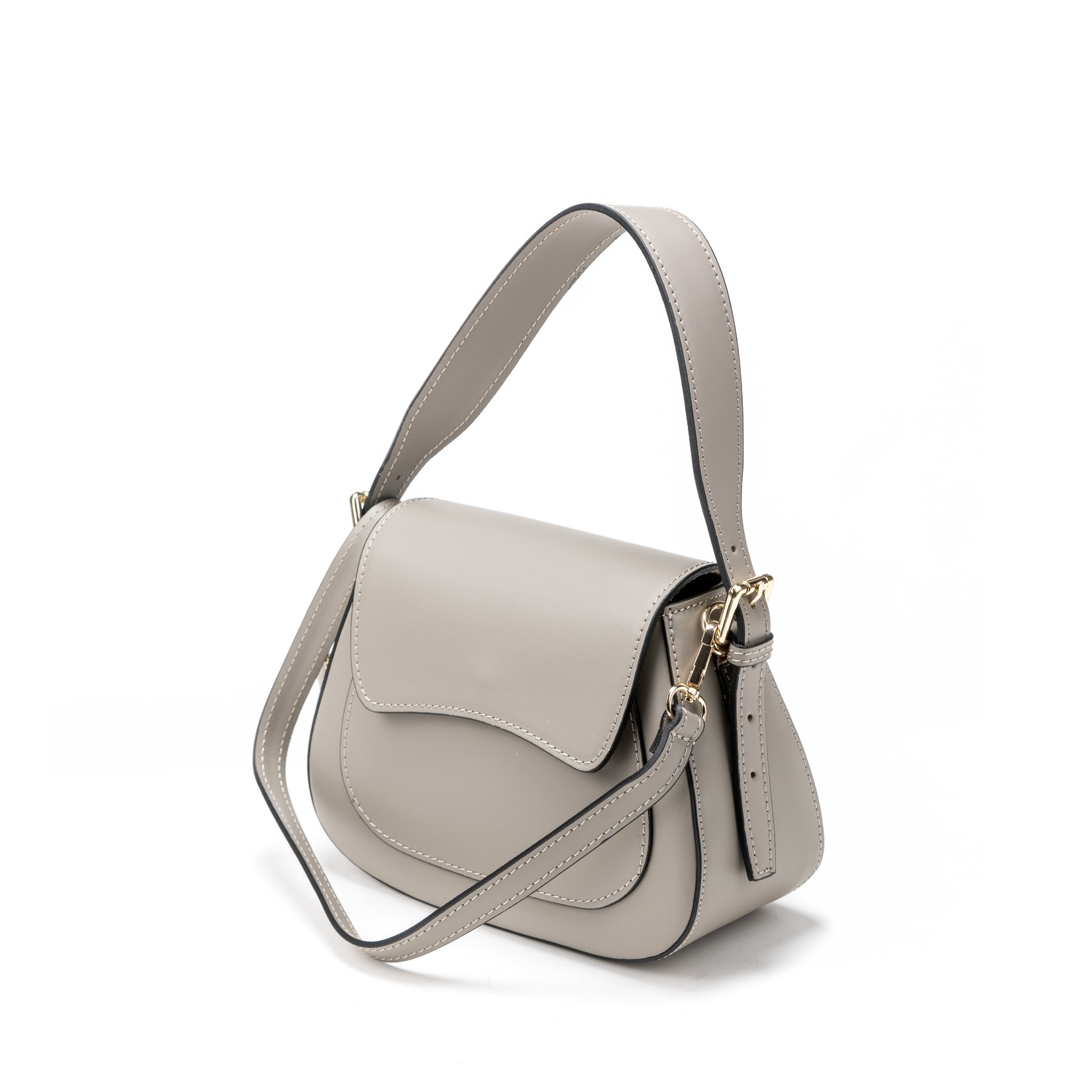 Claudia Ženska kožna torba 3573, Siva