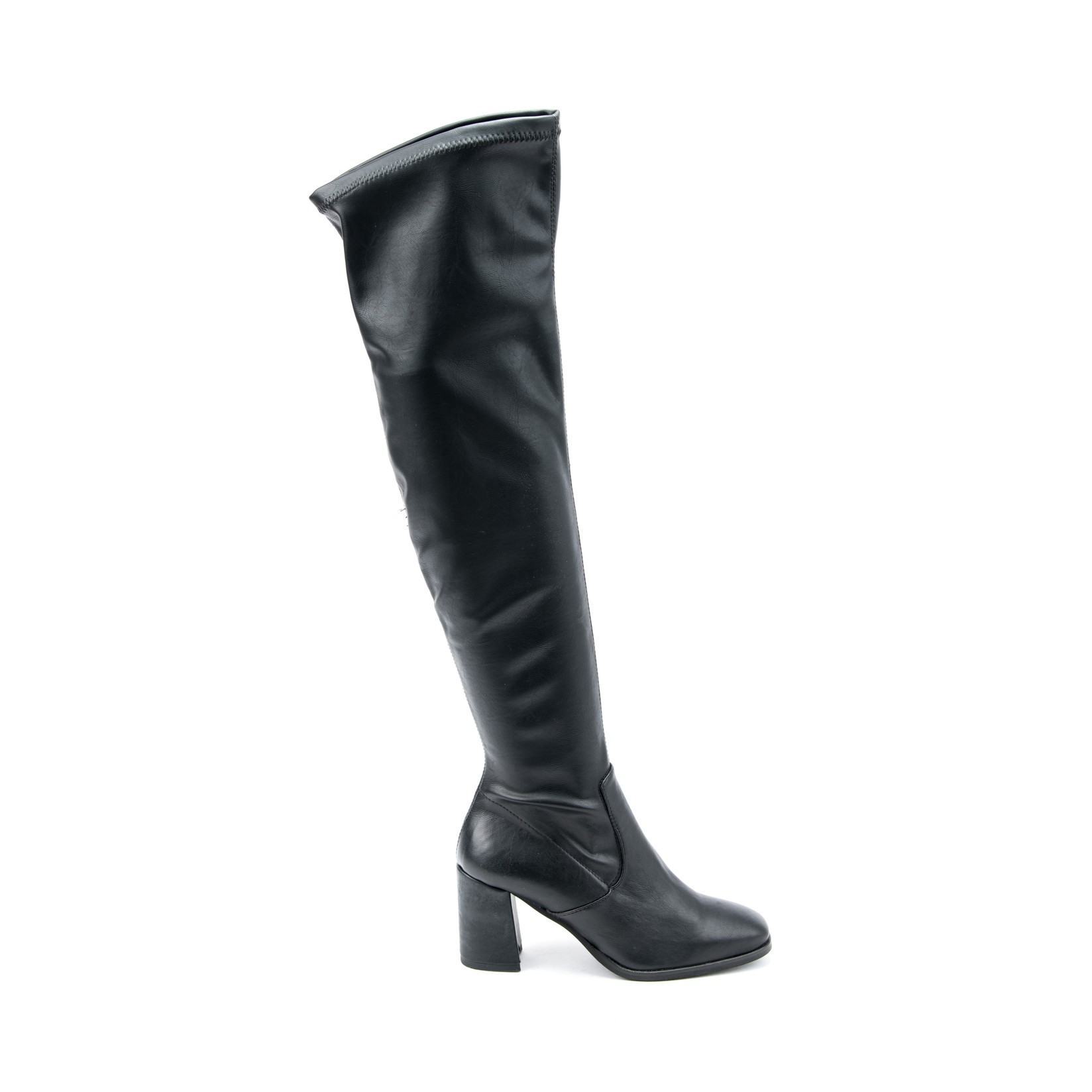 Silko Ženske čizme na štiklu 7017, Kožne, Crne