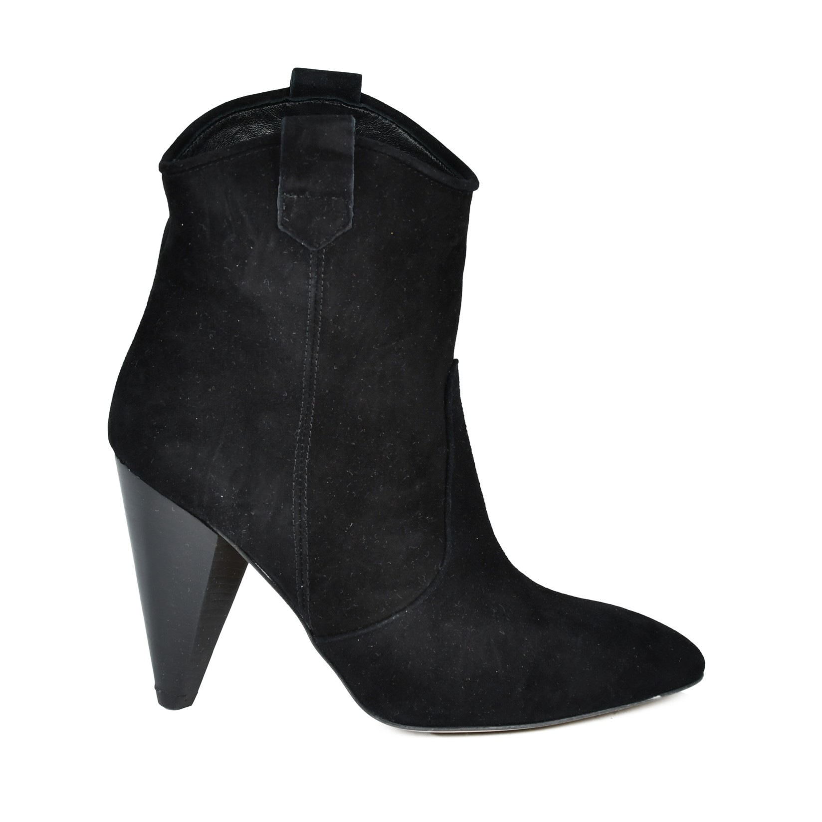 Silko Ženske čizme na štiklu DUNA9, Crne