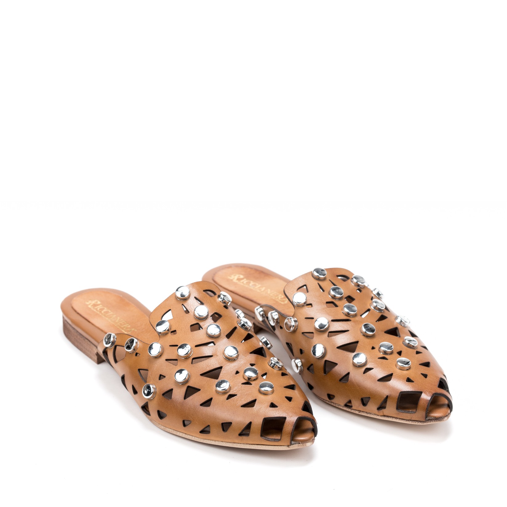 Riccianera Ženske papuče 03, Smeđe