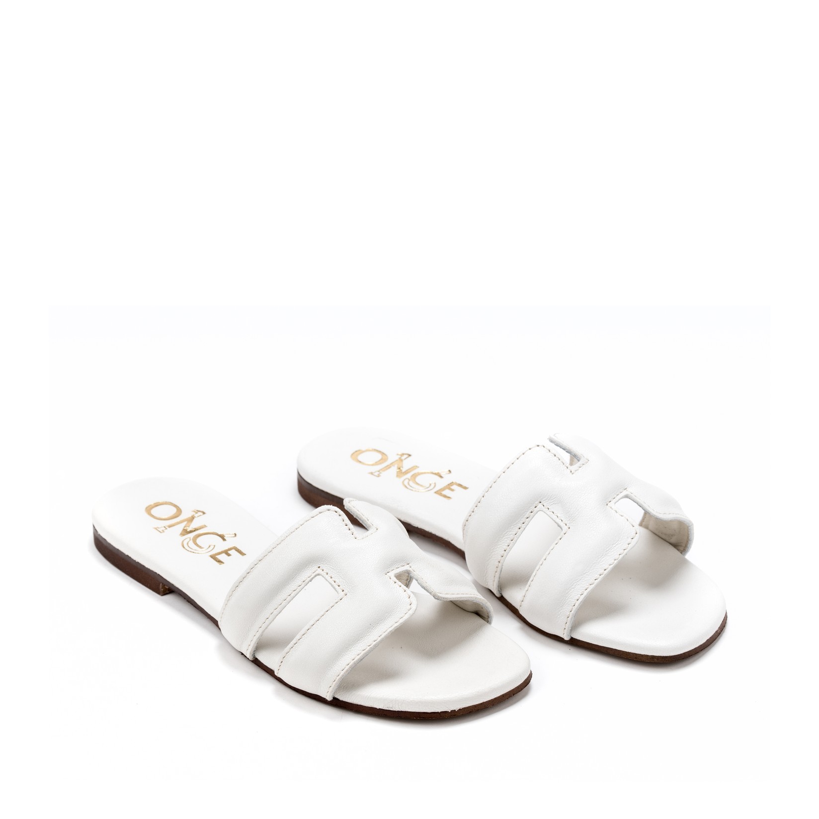 Once Ženske papuče H1000, Bele