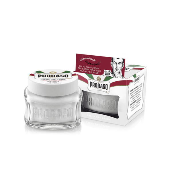 PRORASO Krema pre brijanja Sensitiv 100ml, Zelena