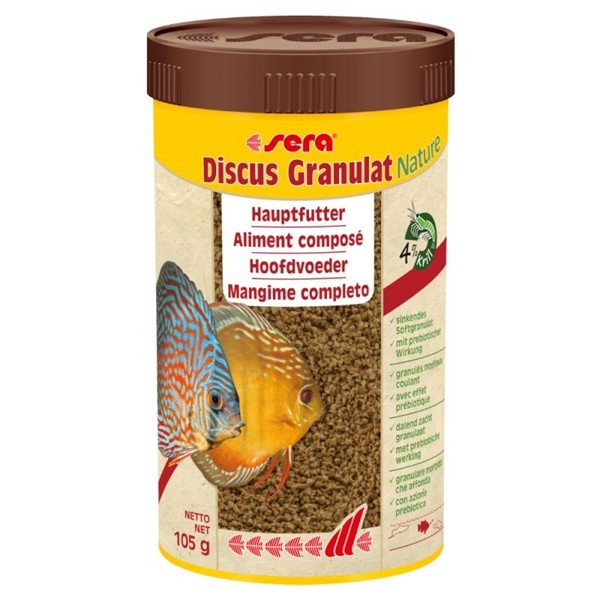 SERA Hrana za ribice Discus Nature Granulat, 105g