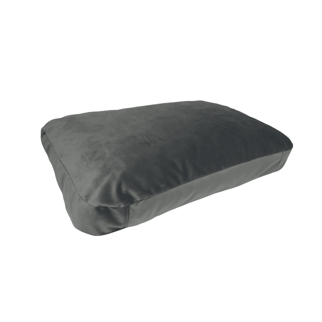 Spott Pet Dušek za kućne ljubimce, 140/90 3XL, Pliš štof i memori pena, Sivi