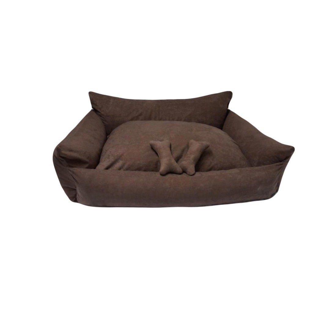 SPOTT PET Fotelja za kućne ljubimce, 130/70 3XL, Mikrofiber štof i memori pena, Braon