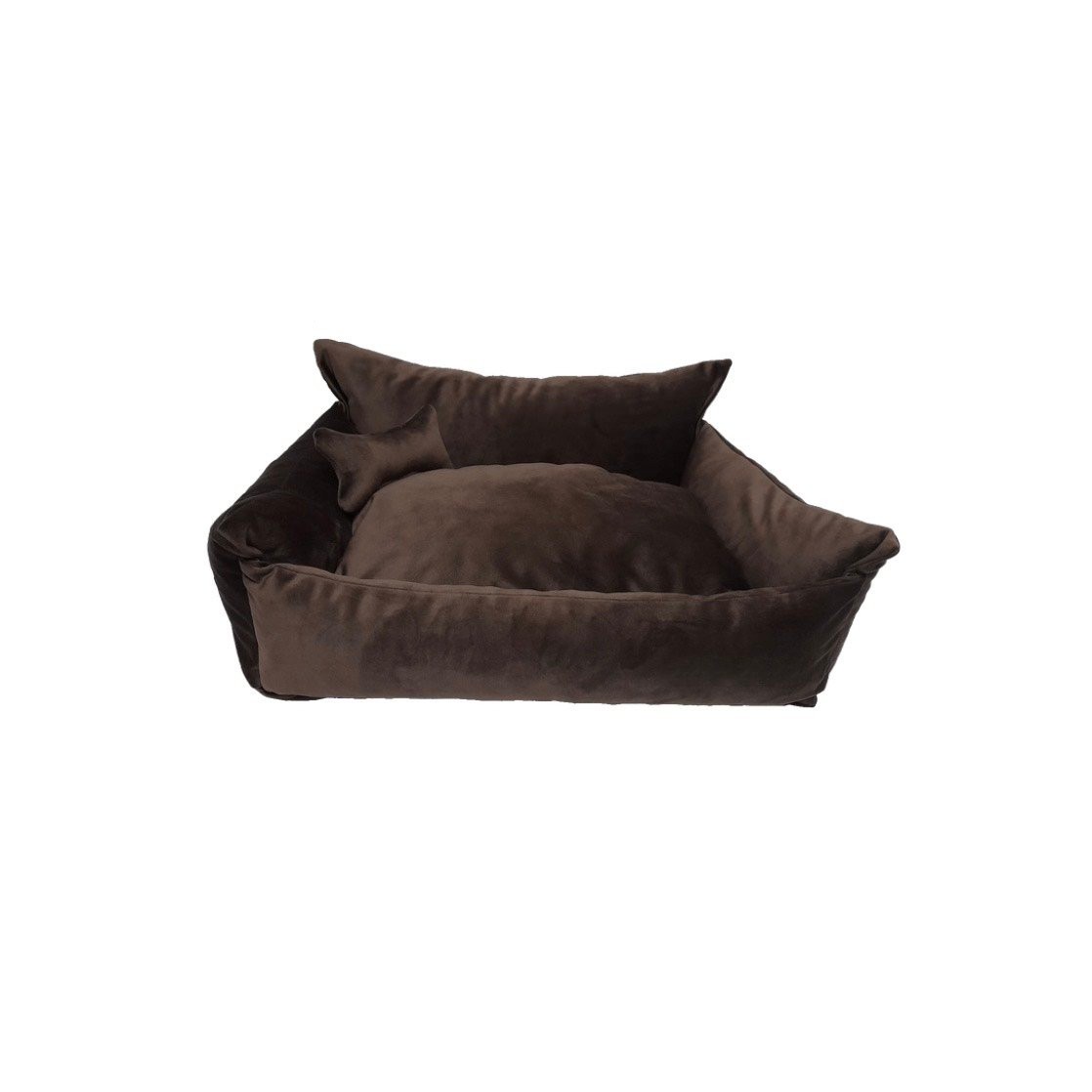 SPOTT PET Fotelja za kućne ljubimce, 130/70 3XL, Pliš štof i memori pena, Braon