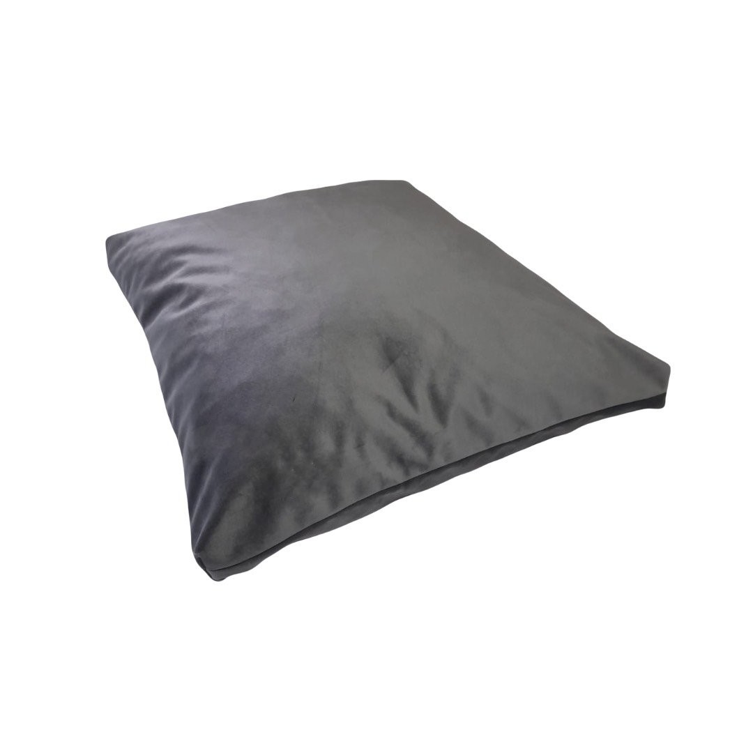 SPOTT PET Jastuk za kućne ljubimce, 70/110 XXL, Pliš štof i memori pena, Sivi