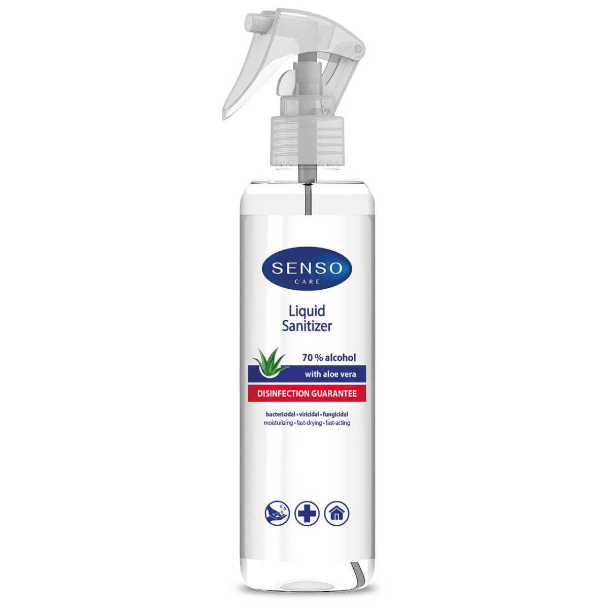 SUMEX Antibakterijski Sprej Za Ruke 300Ml Aloe Vera 70% Alkohola