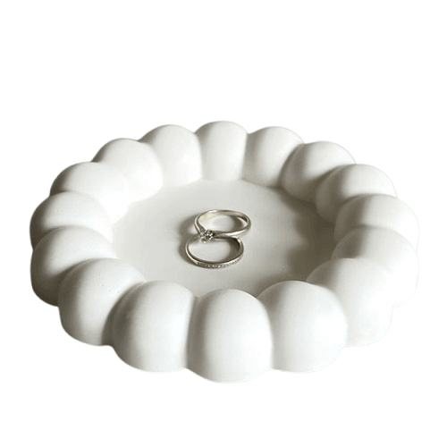 Marfeja Gift Shop Dekorativna Tacna Bubble, Bela