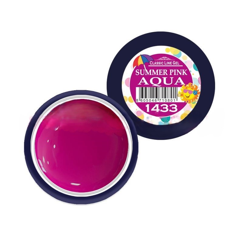CLASSIC LINE Gel za nokte Summer Pink Aqua, 5ml