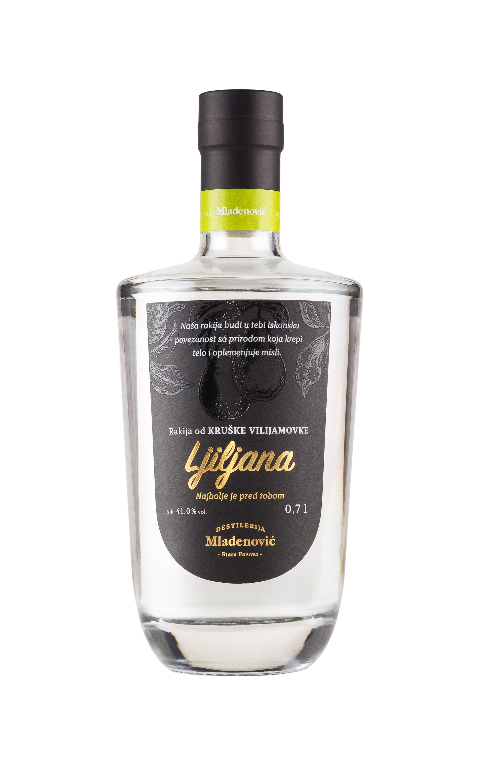 DESTILERIJA MLADENOVIĆ Rakija od vilijamovke Ljiljana, 0.7l