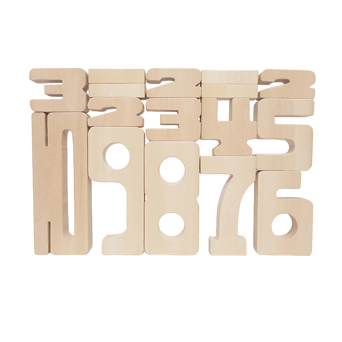 Drveni set Matematičke kocke, 37 delova