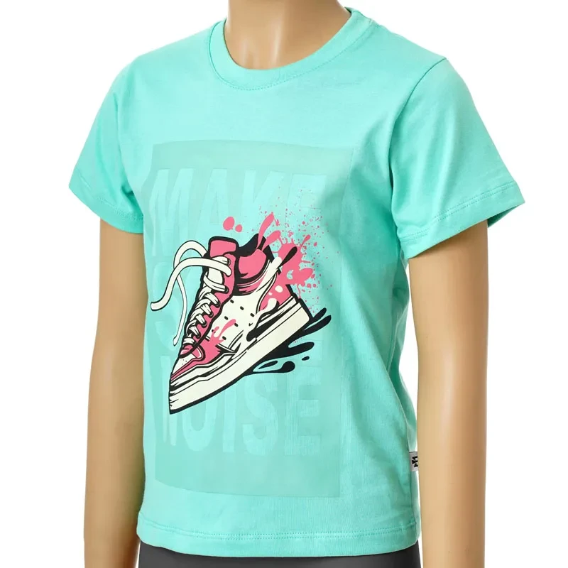 Eastbound Majica za devojčice My sneaker, Svetloplava