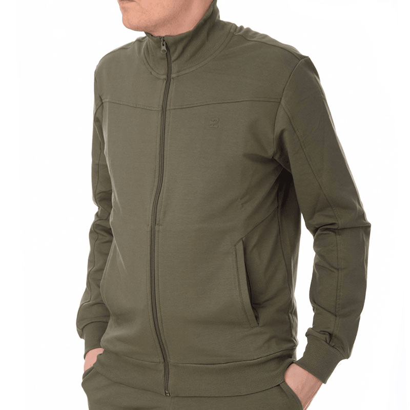 Eeastbound Muški duks na rajsferšlus Active, Maslinasti