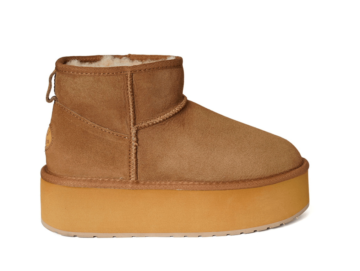 Emu Ženske čizme Stinger micro flatform, Krem