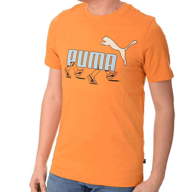 PUMA Muška majica kratkih rukava, Narandžasta