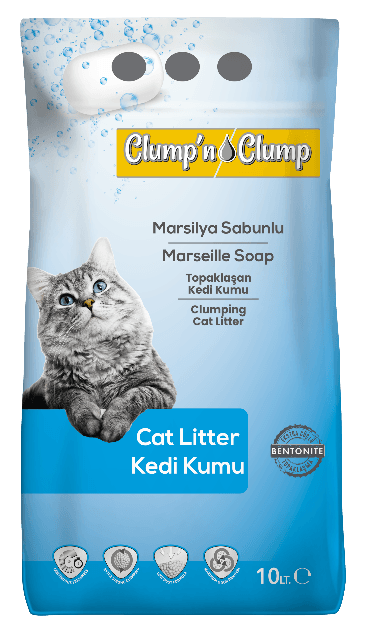 Clump 'n Clump Posip za mačke, Marsejski sapun, 10 l