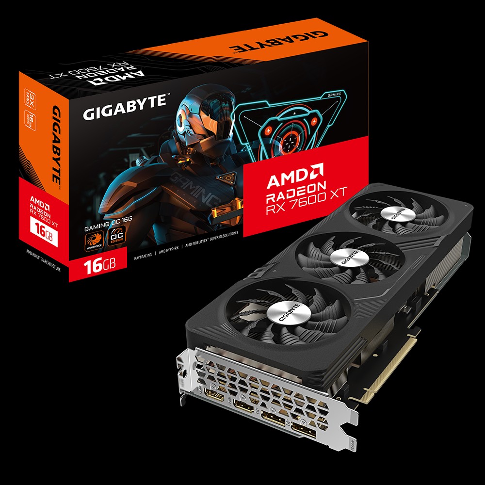 GIGABYTE Grafička kartica AMD Radeon RX 7600 XT GAMING OC 16GB GV-R76XTGAMING OC-16GD