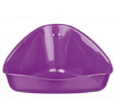 Ugaoni toalet za glodare, Otvoren, 16 x 7 x 12 cm Ljubičasti