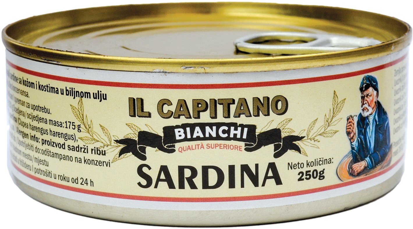 IL CAPITANO Sardina u ulju, Atlanska, 250g
