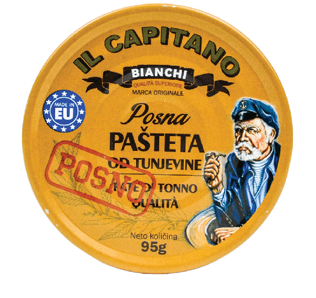 IL CAPITANO Posna pašteta od tunjevine, 95g
