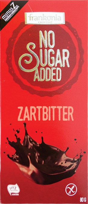 FRANKONIA Tamna čokolada bez šećera, 80g