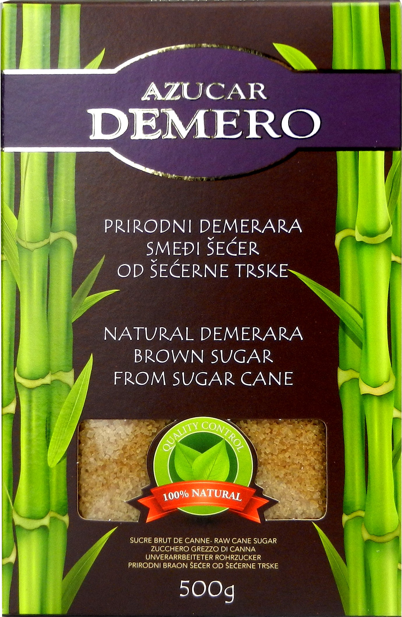 AZUCAR DEMERO Smeđi šećer, 500g