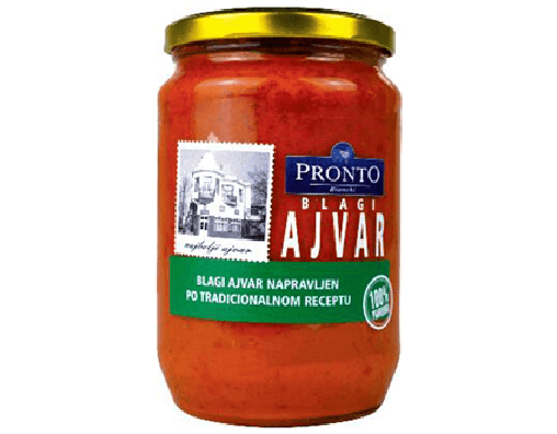 PRONTO Ajvar blagi, 720ml