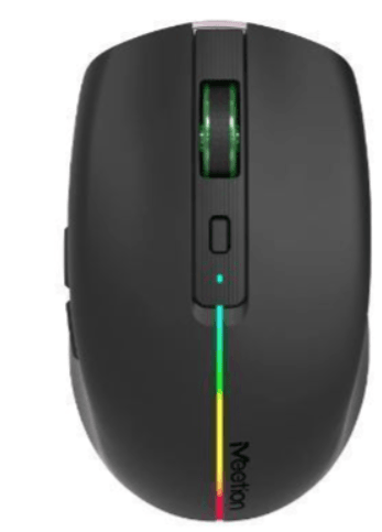 Meetion BTM002 Bežični BT miš, Punjivi, Crni