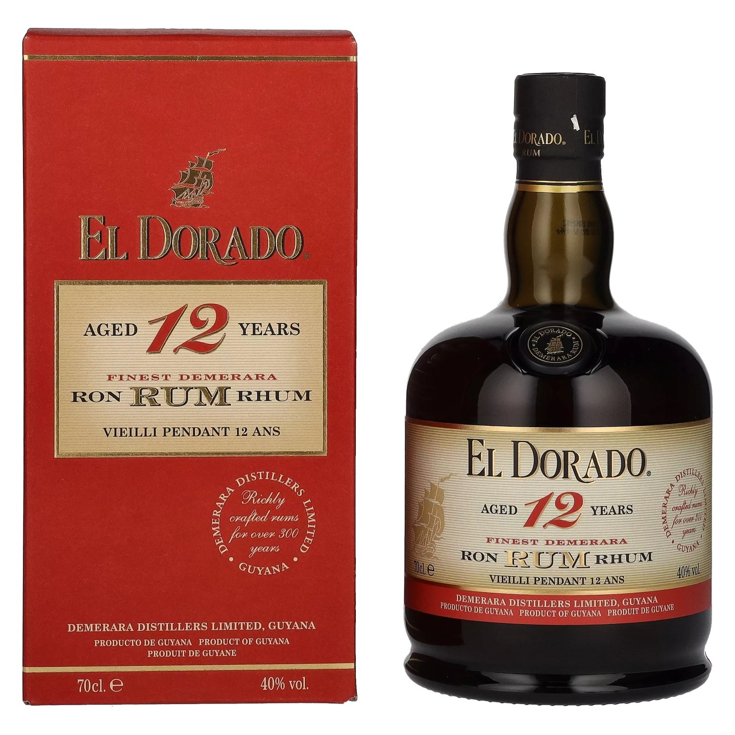 EL DORADO Rum 12 godina star Gb alk. 40%