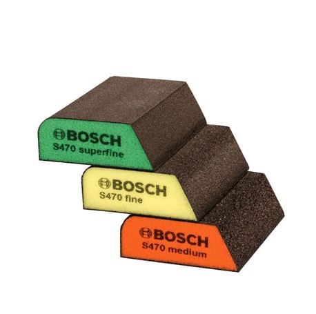BOSCH set od tri sunđera za brušenje ekpert s470 69k97k26mm - pro