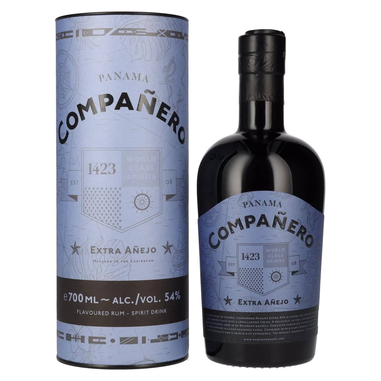 COMPANERO Rum Panama Extra Anejo alk. 54%, 0.7 l