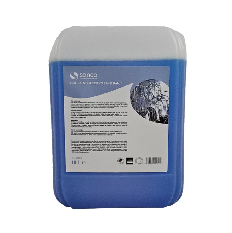 SANEA Sredstvo za mašinsko pranje posuđa, 10l