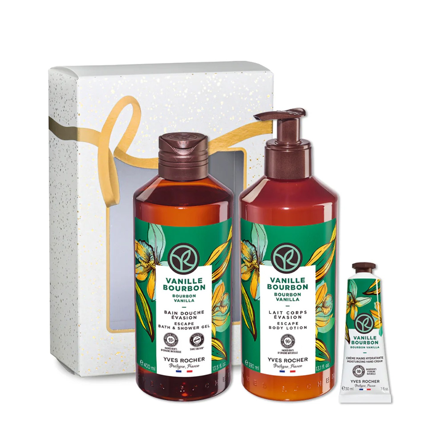 Yves Rocher Ženski set Burbon vanila, 820 ml