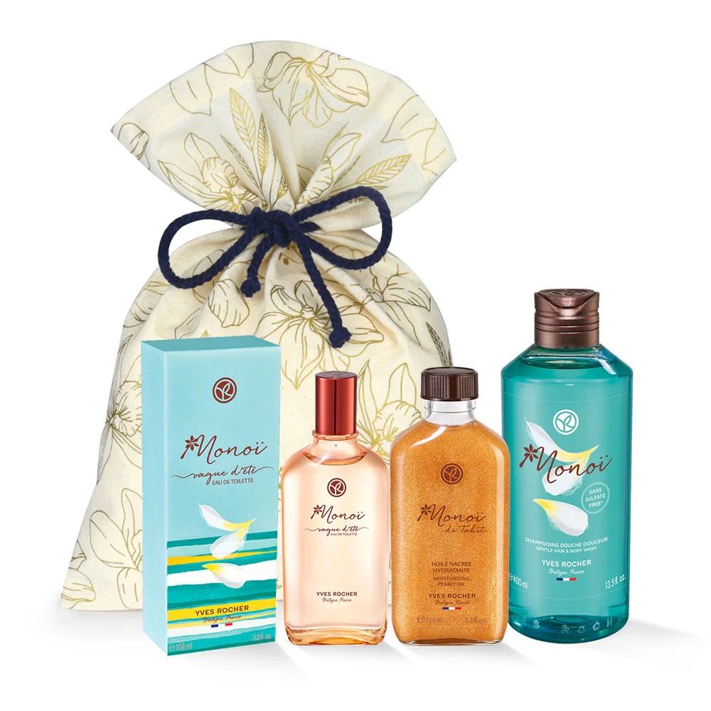 Yves Rocher Ženski luksuzni set Monoi de Tahiti, 625 ml