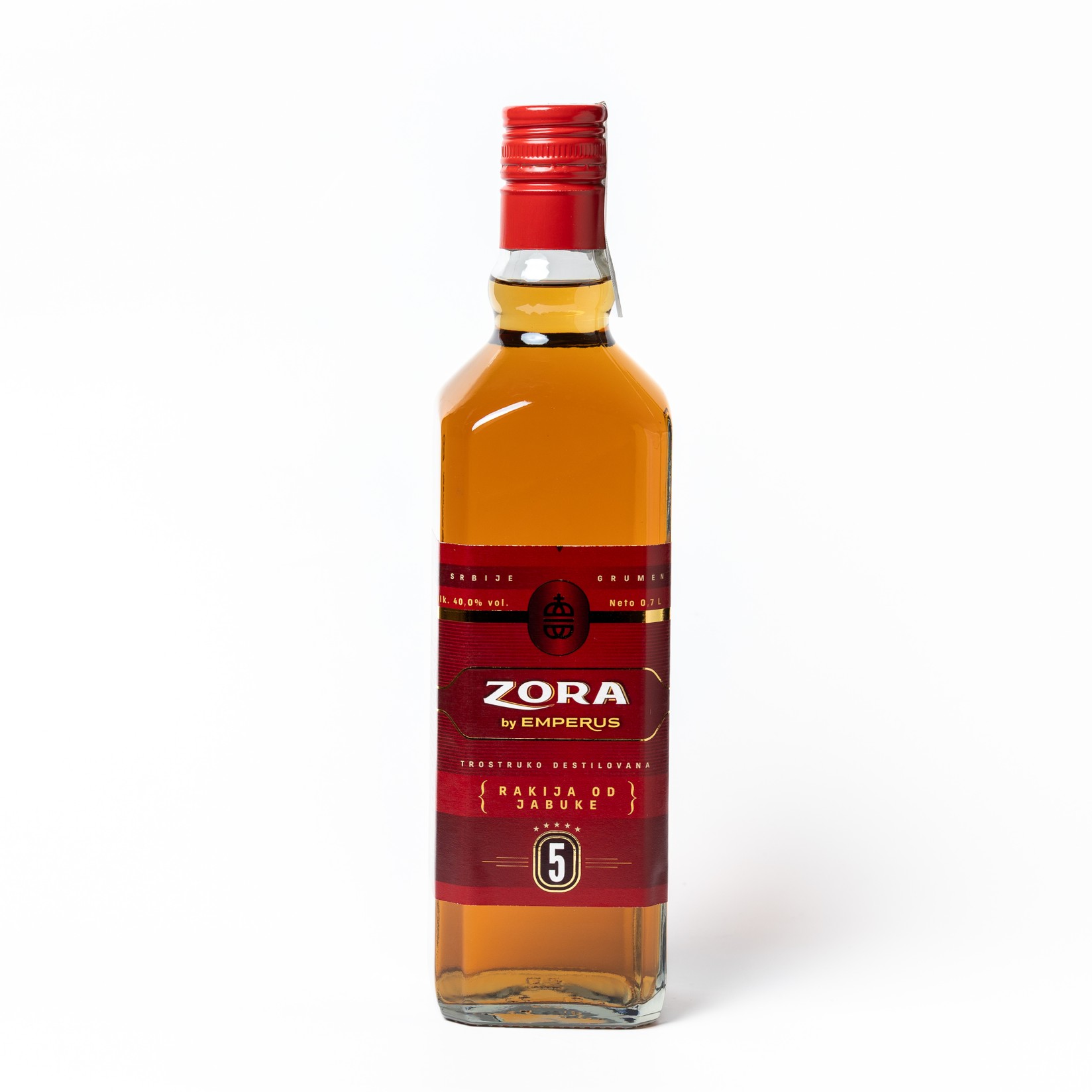 Emperus Rakija od jabuke Zora barik 5, 0,7l