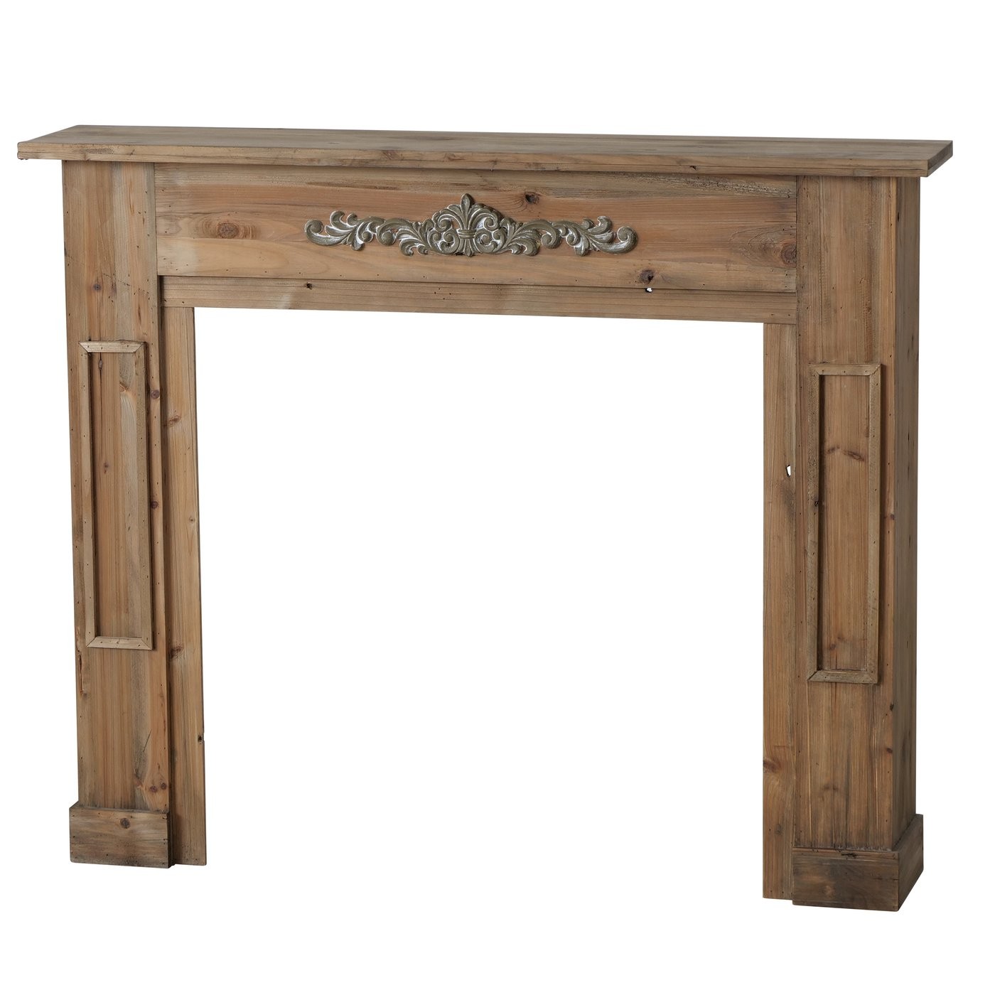 Ena Kamin polica 110x22x90cm, Braon