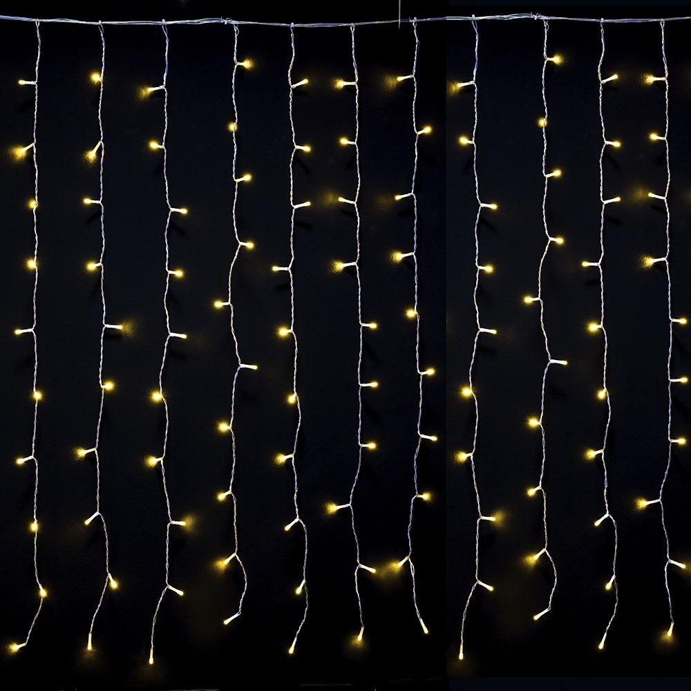 ENA Novogodišnja svetleća zavesa 200LED 2x1m outdoor 78643