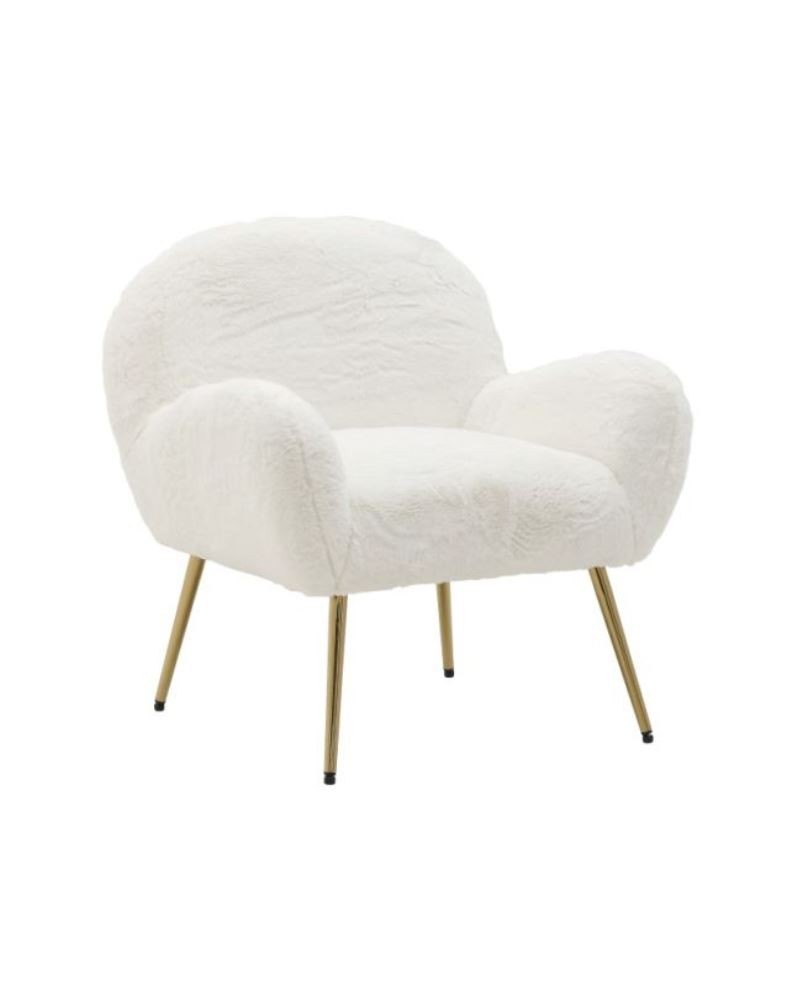 Ena Fotelja 68x66x70cm, Bela