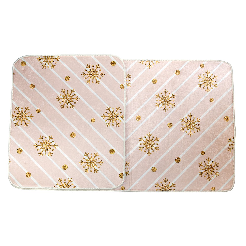 ENA Novogodišnje Prostirke za kupatilo, Roze