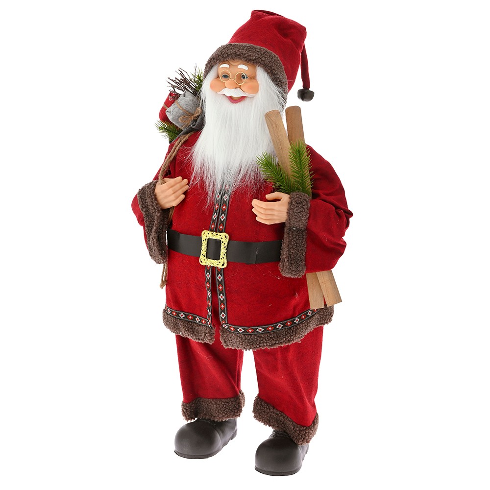 ENA Novogodišnji ukras Deda Mraz, Crveni