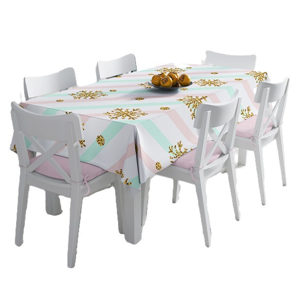 ENA Novogodišnji stolnjak, Belo-rozi