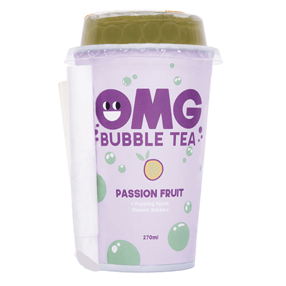 OMG BUBBLE TEA Tropsko voće sa bobicama zelene jabuke, 270ml