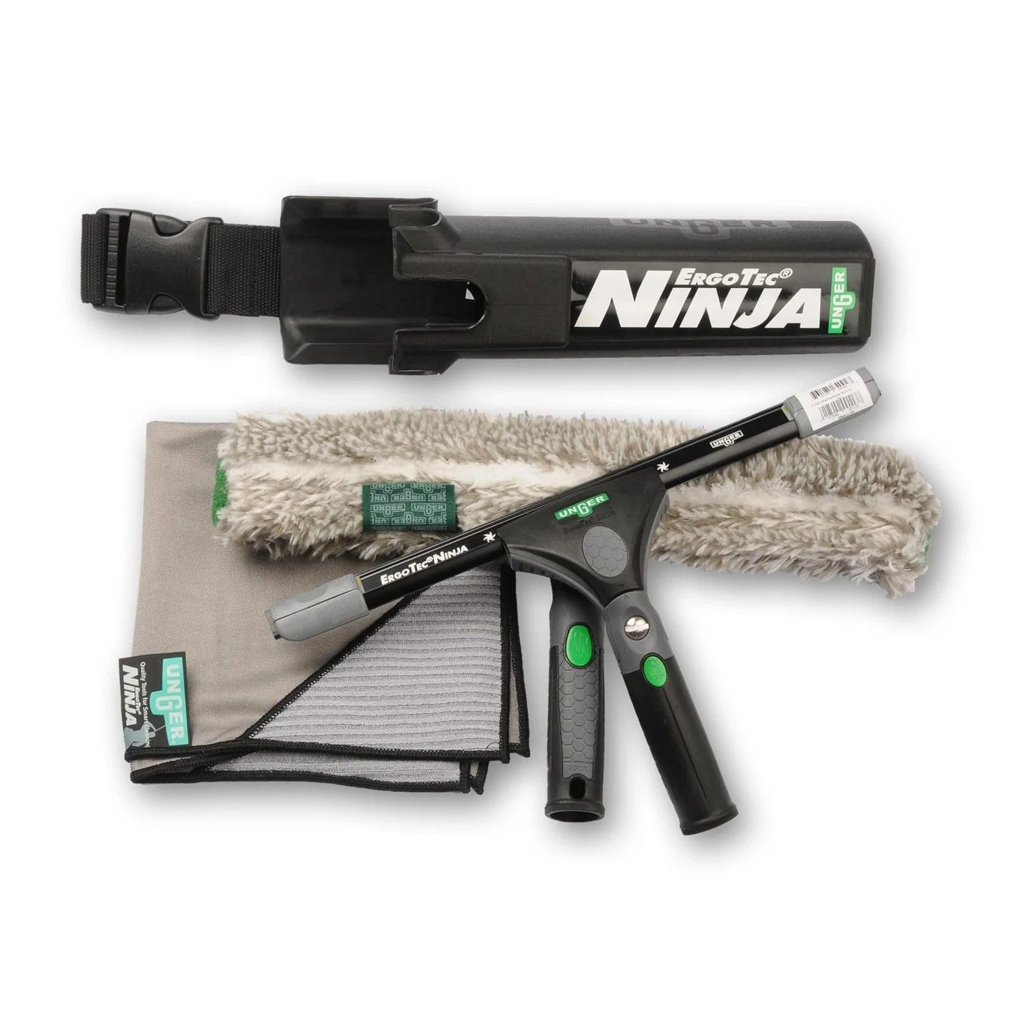 UNGER Komplet za čišćenje prozora ErgoTec NINJA 4u1