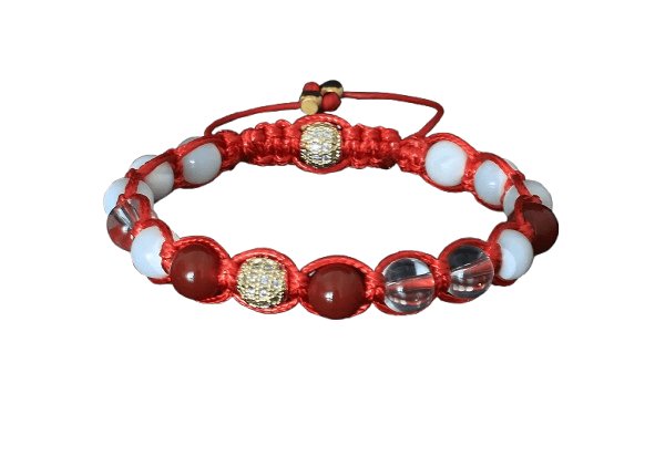 Everly Narukvica sa prirodnim kristalima Flame of Life